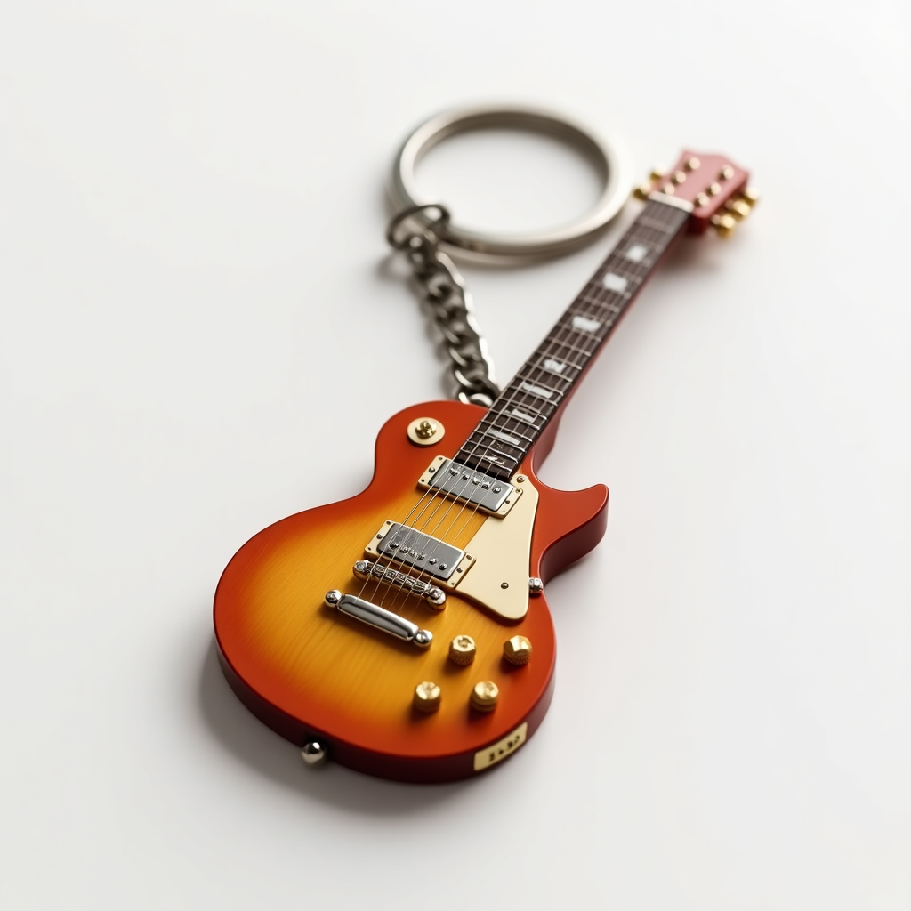 Chaveiro Guitarra Les Paul Miniatura